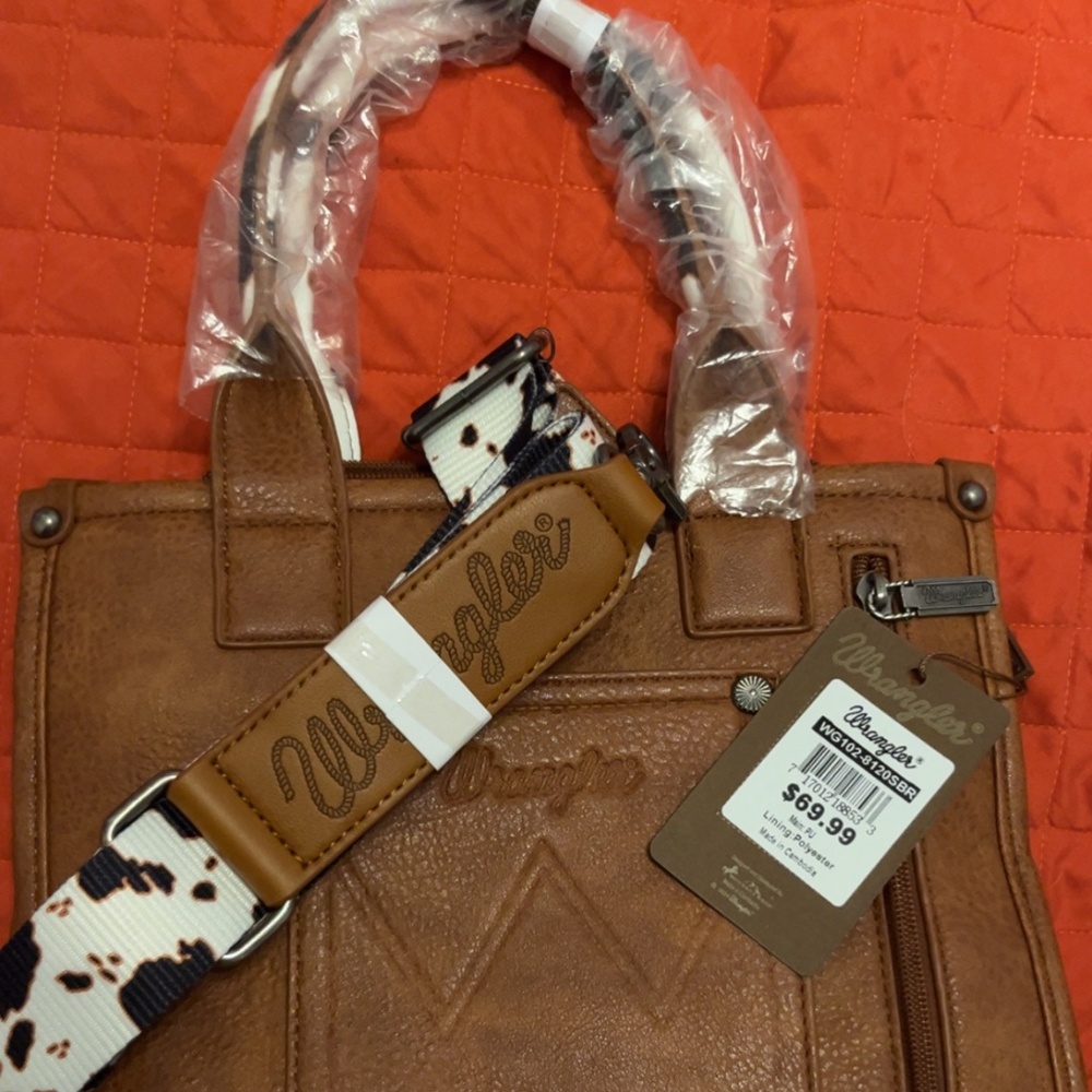 Wrangler Cow Print Crossbody New with tags